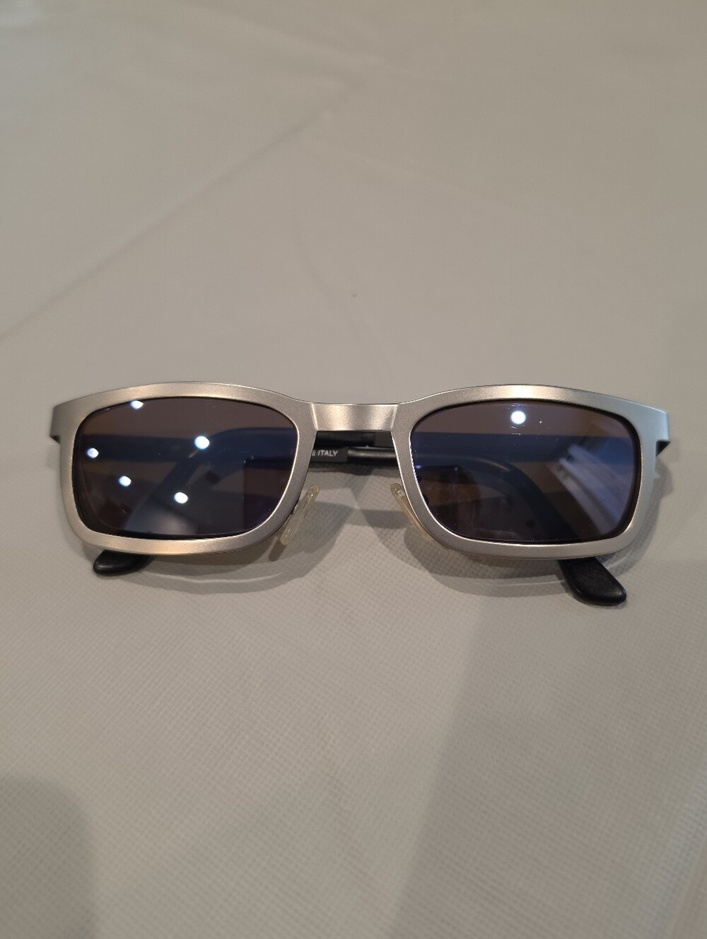 RARE VTG Revo 1115 011 Mod Blue Mirror Sunglasses UNISEX Italy Y2k 90s NASA